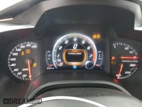 2015 Chevrolet Corvette 2LT with VIN 1G1YC2D7XF5100754, listed as a Copart auction lot 82819574 with 6,030 mi miles and Non Repairable. Bid and sale history available at carsss.com. Image 9.