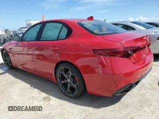 2019 Alfa Romeo Giulia Sport with VIN ZARFAMAN2K7605257, listed as a Copart auction lot 75080484 with 0 mi miles and Non Repairable. Bid and sale history available at carsss.com. Image 2.