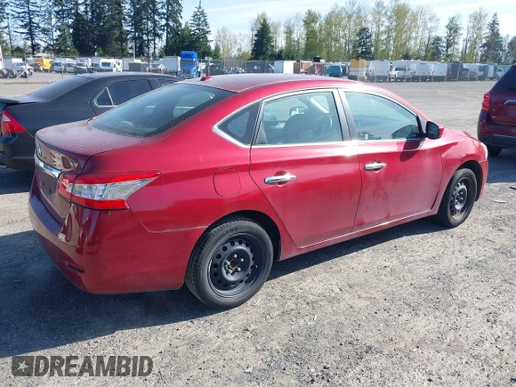 2015 Nissan Sentra SV with VIN 3N1AB7AP7FL656083, listed as a IAAI auction lot 41994026 with 114,913 mi miles and . Bid and sale history available at DreamBid. Image 4.