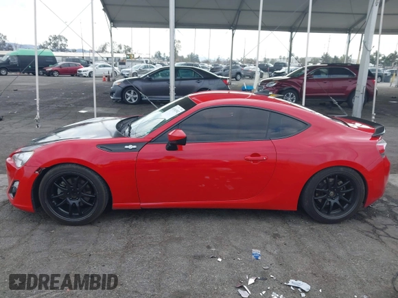 2016 Scion FR-S with VIN JF1ZNAA11G9709120, listed as a IAAI auction lot 41361502 with 74,281 mi miles. Bid and sale history available at carsss.com. Image 15.