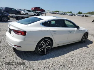 2019 Audi A5 Sportback Premium with VIN WAUANCF58KA063917, listed as a Copart auction lot 54662925 with 120,545 mi miles and Salvage title. Bid and sale history available at DreamBid. Image 3.