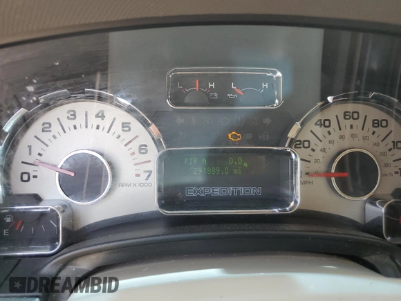 2008 Ford Expedition EL Limited with VIN 1FMFK19598LA22075, listed as a Copart auction lot 72592604 with 291,889 mi miles and Salvage Title. Bid and sale history available at carsss.com. Image 9.