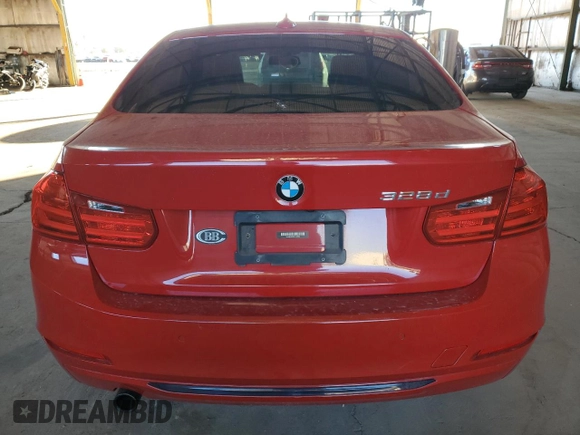 2015 BMW 3 Series 328d with VIN WBA3D3C50FK157838, listed as a Copart auction lot 82547024 with 83,216 mi miles and Salvage title. Bid and sale history available at DreamBid. Image 6.