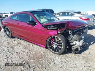 2018 Mercedes-Benz C with VIN WDDWJ4JB8JF695704, listed as a IAAI auction lot 41991929 with 35,573 mi miles. Bid and sale history available at carsss.com. Image 1.