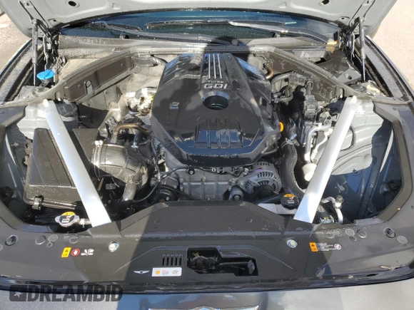 2023 Genesis G70 2.0T with VIN KMTG34TA4PU129199, listed as a Copart auction lot 80963124 with 15,729 mi miles and Salvage Title. Bid and sale history available at carsss.com. Image 11.