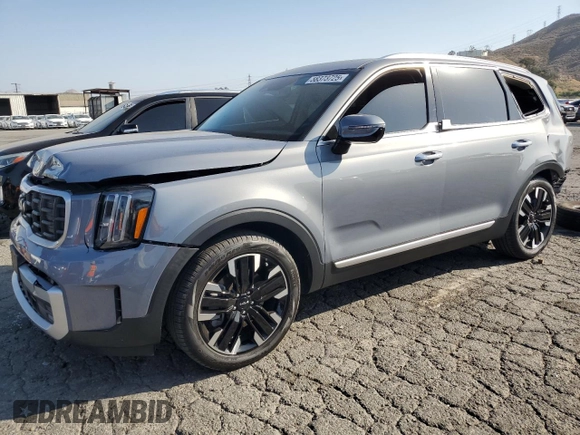 2024 Kia Telluride SX with VIN 5XYP54GC9RG530420, listed as a Copart auction lot 58373725 with 13,035 mi miles and Salvage title. Bid and sale history available at DreamBid. Image 1.