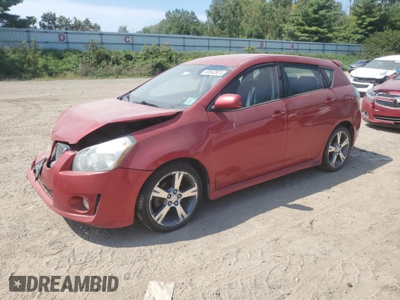 2010 Pontiac Vibe GT with VIN 5Y2SR6E05AZ420005, listed as a Copart auction lot 68642824 with 302,927 mi miles and Clean Title. Bid and sale history available at carsss.com. Image 1.