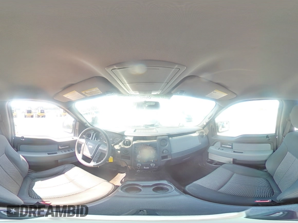 2014 Ford F-150 XL with VIN 1FTEW1CM6EFC60478, listed as a Copart auction lot 58873165 with 126,414 mi miles and Salvage title. Bid and sale history available at DreamBid. Image 14.