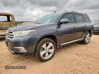 2013 Toyota Highlander Limited with VIN 5TDDK3EH8DS215950, listed as a Copart auction lot 56229845 with 170,885 mi miles and Salvage title. Bid and sale history available at DreamBid. Image 1.