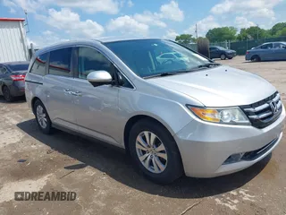 2014 Honda Odyssey EX z VIN 5FNRL5H43EB076307, wystawiony jako IAAI lot #42205935 z przebiegiem 99 207 mil mil oraz . Historia ofert i sprzedaży dostępna na DreamBid. Obrazek 1.