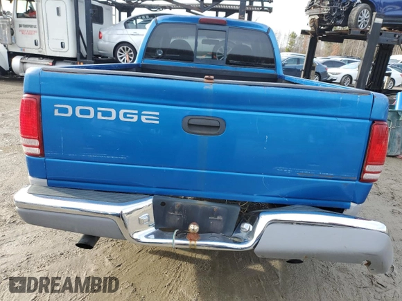 1999 Dodge Dakota SLT with VIN 1B7GL22X7XS121831, listed as a Copart auction lot 43424265 with 201,511 mi miles and Salvage Title. Bid and sale history available at carsss.com. Image 6.