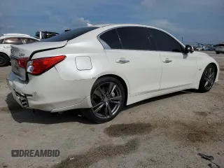 2017 Infiniti Q50 Premium with VIN JN1EV7AP4HM732408, listed as a Copart auction lot 58700435 with 103,304 mi miles and Salvage title. Bid and sale history available at DreamBid. Image 3.