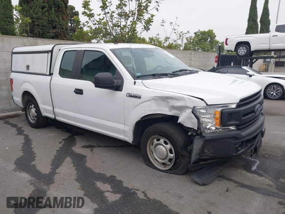 2018 Ford F-150 XL with VIN 1FTEX1CP5JKE02604, listed as a IAAI auction lot 42490050 with 171,521 mi miles and . Bid and sale history available at DreamBid. Image 1.
