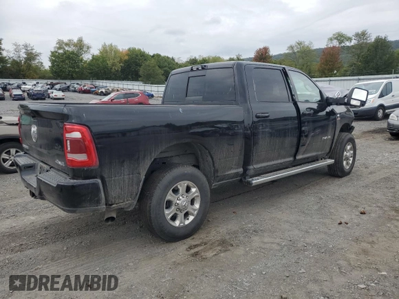 2023 Ram 2500 Laramie with VIN 3C6UR5FL4PG580565, listed as a Copart auction lot 71935344 with 13,939 mi miles and Salvage Title. Bid and sale history available at carsss.com. Image 3.