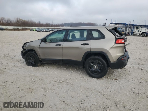 2016 Jeep Cherokee Sport with VIN 1C4PJMAB3GW331150, listed as a Copart auction lot 80757564 with 84,896 mi miles and Clean Title. Bid and sale history available at DreamBid. Image 2.