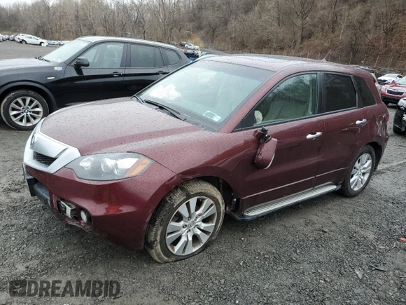 2010 Acura RDX with VIN 5J8TB1H28AA004636, listed as a Copart auction lot 52723855 with 123,569 mi miles and Salvage Title. Bid and sale history available at carsss.com. Image 1.