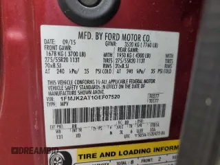 2016 Ford Expedition Max Limited with VIN 1FMJK2AT1GEF07520, listed as a Copart auction lot 48904325 with 188,366 mi miles and Salvage title. Bid and sale history available at DreamBid. Image 14.