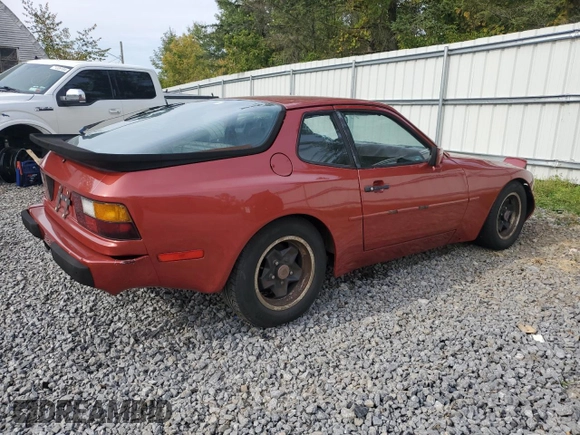 1983 Porsche 944 with VIN WP0AA0949DN463075, listed as a Copart auction lot 72231504 with 49,007 mi miles and Salvage Title. Bid and sale history available at DreamBid. Image 3.