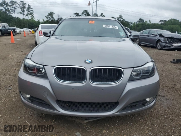 2011 BMW 3 Series 328i with VIN WBAPH5C54BA445749, listed as a Copart auction lot 55061135 with 124,159 mi miles and Salvage title. Bid and sale history available at DreamBid. Image 5.