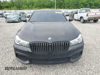 2018 BMW 7 Series 740e xDrive with VIN WBA7J2C59JB246238, listed as a Copart auction lot 53777335 with 76,642 mi miles and Salvage Title. Bid and sale history available at carsss.com. Image 5.