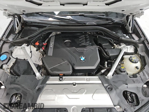 2021 BMW X4 xDrive30i z VIN 5UX2V1C04M9E94765, wystawiony jako Copart lot #49813915 z przebiegiem 34 483 mil mil oraz Czysty tytuł • Clean title. Historia ofert i sprzedaży dostępna na DreamBid. Obrazek 12.