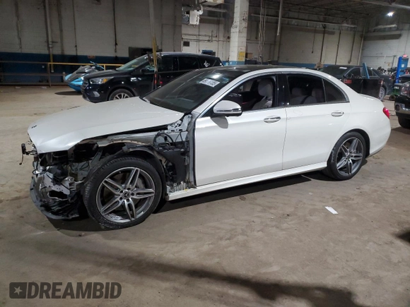 2019 Mercedes-Benz E 450 with VIN WDDZF6JB9KA508432, listed as a Copart auction lot 89379185 with 84,316 mi miles and Salvage Title. Bid and sale history available at DreamBid. Image 1.