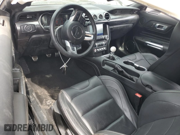 2023 Ford Mustang Mach 1 with VIN 1FA6P8R0XP5500368, listed as a Copart auction lot 59980415 with 20,408 mi miles and Salvage title. Bid and sale history available at DreamBid. Image 8.