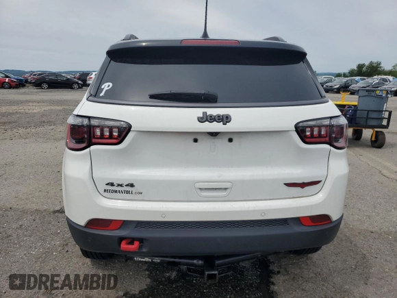 2022 Jeep Compass Trailhawk with VIN 3C4NJDDB9NT159096, listed as a Copart auction lot 58563145 with Not provided miles and Salvage title. Bid and sale history available at DreamBid. Image 6.