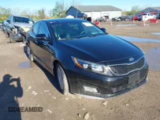 2015 Kia Optima LX z VIN KNAGM4A73F5659057, wystawiony jako IAAI lot #42150549 z przebiegiem 106 814 mil mil oraz . Historia ofert i sprzedaży dostępna na DreamBid. Obrazek 1.