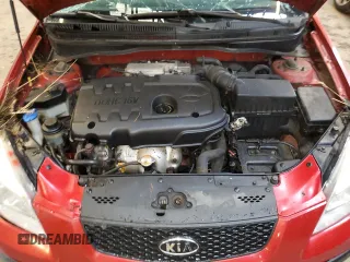 2009 Kia Rio LX with VIN KNADE243696572877, listed as a Copart auction lot 66075394 with 0 mi miles and Non Repairable. Bid and sale history available at carsss.com. Image 11.
