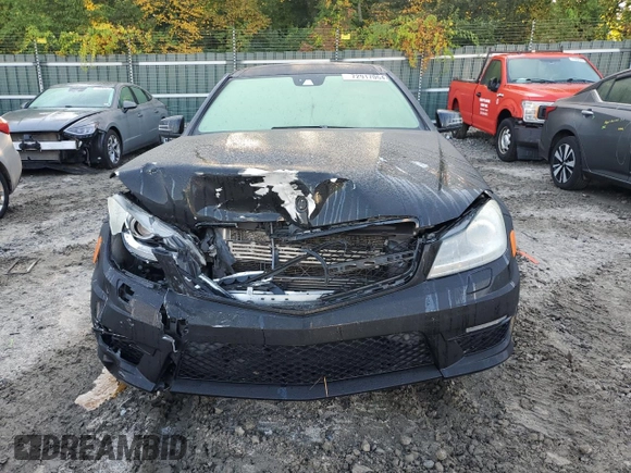 2013 Mercedes-Benz C-Class C 63 AMG with VIN WDDGJ7HB7DG057339, listed as a Copart auction lot 72917054 with 124,676 mi miles and Salvage Title. Bid and sale history available at carsss.com. Image 5.