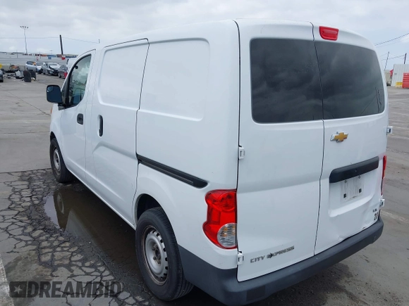 2015 Chevrolet City Express Cargo LS with VIN 3N63M0YNXFK707476, listed as a IAAI auction lot 42083326 with 168,341 mi miles and . Bid and sale history available at DreamBid. Image 3.