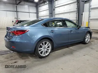 2015 Mazda 6 i Touring with VIN JM1GJ1V51F1207909, listed as a Copart auction lot 51362515 with 55,392 mi miles and Salvage Title. Bid and sale history available at carsss.com. Image 3.