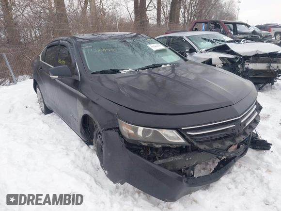 2017 Chevrolet Impala LT with VIN 2G1105S39H9100472, listed as a IAAI auction lot 41289979 with 142,025 mi miles and . Bid and sale history available at DreamBid. Image 1.