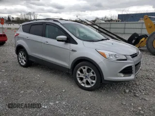 2013 Ford Escape SEL with VIN 1FMCU0H96DUC43102, listed as a Copart auction lot 53443585 with 136,813 mi miles and Salvage Title. Bid and sale history available at carsss.com. Image 4.