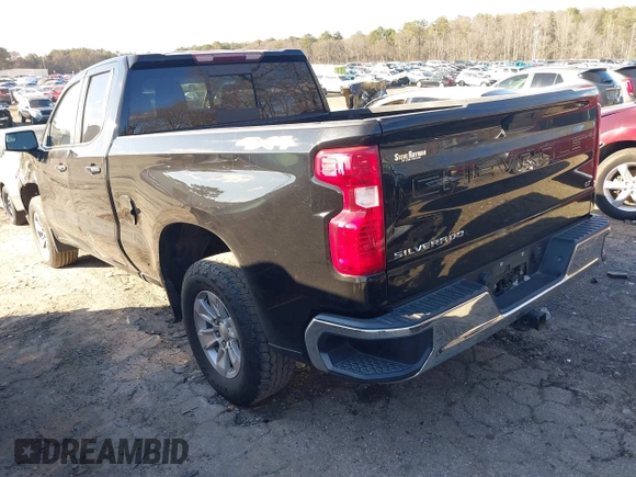 2020 Chevrolet Silverado 1500 LT with VIN 1GCRYDED8LZ334392, listed as a IAAI auction lot 41239456 with 159,216 mi miles. Bid and sale history available at carsss.com. Image 3.