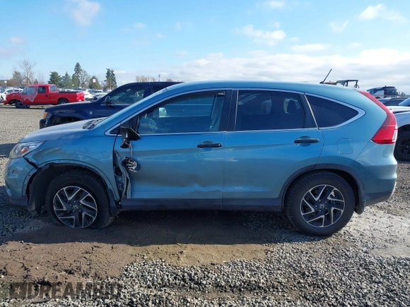 2016 Honda CR-V SE with VIN 2HKRM4H44GH656502, listed as a IAAI auction lot 41725344 with 44,783 mi miles and . Bid and sale history available at carsss.com. Image 14.