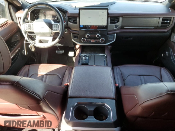 2024 Ford Expedition Max Limited с VIN 1FMJK1K81REA65202, выставлен на аукционе Copart как лот 57510445 с пробегом 45 982 миль миль и Чистый • Clean title. История ставок и продаж доступна на DreamBid. Изображение 8.