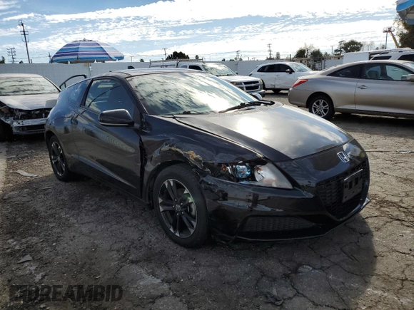 2014 Honda CR-Z with VIN JHMZF1D42ES002223, listed as a Copart auction lot 45237845 with 140,284 mi miles and Salvage Title. Bid and sale history available at carsss.com. Image 4.