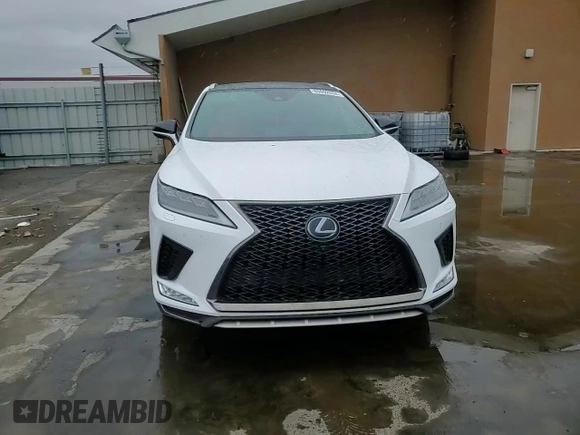2021 Lexus RX with VIN 2T2YGMDA4MC058886, listed as a Copart auction lot 80092634 with 82,460 mi miles and Salvage Title. Bid and sale history available at carsss.com. Image 10.