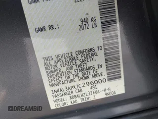 2018 Nissan Altima SV with VIN 1N4AL3APXJC296000, listed as a IAAI auction lot 41136829 with 53,975 mi miles and . Bid and sale history available at carsss.com. Image 9.