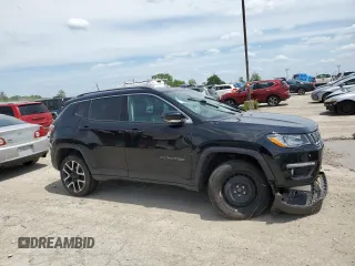 2018 Jeep Compass Limited z VIN 3C4NJDCB5JT246036, wystawiony jako Copart lot #55649324 z przebiegiem Nie podano mil oraz Nie do naprawy • Non repairable. Historia ofert i sprzedaży dostępna na DreamBid. Obrazek 4.