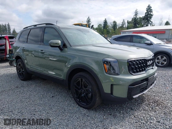 2024 Kia Telluride EX X-Line with VIN 5XYP3DGC6RG488665, listed as a IAAI auction lot 42585925 with 28,906 mi miles and . Bid and sale history available at DreamBid. Image 1.