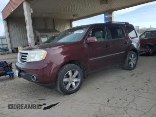2013 Honda Pilot Touring with VIN 5FNYF4H96DB079063, listed as a Copart auction lot 50065955 with 215,535 mi miles and Salvage Title. Bid and sale history available at carsss.com. Image 1.