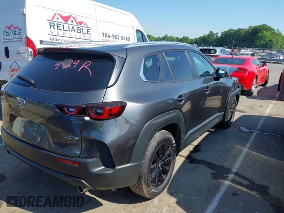 2025 Mazda CX-50 S Preferred with VIN 7MMVABBM5SN305546, listed as a IAAI auction lot 42225558 with 23,516 mi miles and . Bid and sale history available at carsss.com. Image 4.