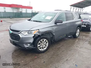 2021 Chevrolet Traverse LS with VIN 1GNERFKW6MJ145325, listed as a IAAI auction lot 41465202 with 102,406 mi miles. Bid and sale history available at carsss.com. Image 18.