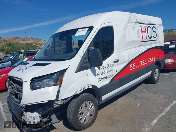 2019 Ford Transit with VIN 1FTYR2CM3KKA87418, listed as a IAAI auction lot 42078907 with 78,075 mi miles. Bid and sale history available at carsss.com. Image 17.