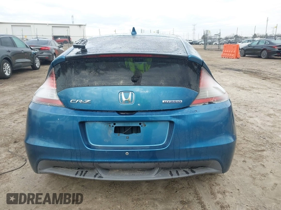 2012 Honda CR-Z EX with VIN JHMZF1D6XCS004087, listed as a IAAI auction lot 41860837 with 170,790 mi miles. Bid and sale history available at carsss.com. Image 16.