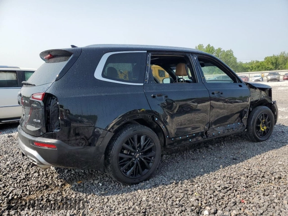 2020 Kia Telluride SX with VIN 5XYP54HC5LG088077, listed as a Copart auction lot 58829845 with 79,332 mi miles and Salvage title. Bid and sale history available at DreamBid. Image 3.