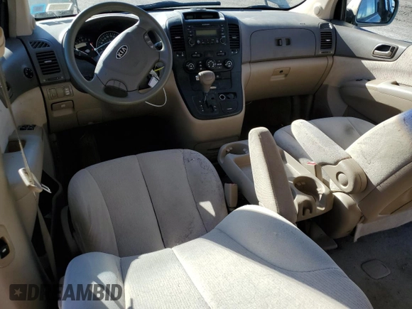2007 Kia Sedona LX with VIN KNDMB233476147961, listed as a Copart auction lot 48478215 with 234,710 mi miles and Salvage Title. Bid and sale history available at carsss.com. Image 8.